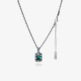 Coverwin EMERALD GREEN PENDANT NECKLACE