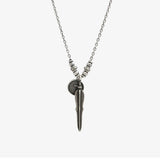 Coverwin FEATHER SWORD PENDANT NECKLACE