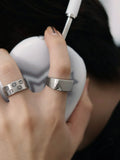 Coverwin SILVER SQUARE RING