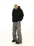 Coverwin  10254 BAGGY FOLDED STRAIGHT PANTS