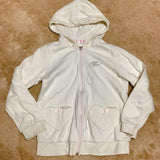 Coverwin-Y2k Top Kawaii Hoodie Sweet Girl Zip UP Hoodies Bow Slim Women Long Sleeve Cute Punk Sexy Hoody Gothic 2000s Graphic weatshirt