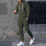 Coverwin 2025 Spring and Autumn New Fashion Trend Versatile Loose Leisure Set Outdoor Sports Set Hoodie Two Piece Set