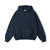 Coverwin European and American New Fashionable Spring and Autumn Trend Plus Plush Thick Hoodie Unisex Sports and Leisure Pullover