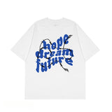 Coverwin Outfit American Personality Ins Retro High Street T-shirt Trendy Brand Hip-hop Street Men's Y2K Loose Oversize Half-sleeved Tops