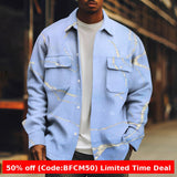 men winter outfits Autumn Men's Solid Color Basic Jacket plus Size Casual Korean Fashion Jacket MD5