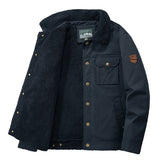 Coverwin 2025 Winter Hot Selling Fleece Jacket Men's Casual Loose Thick Cotton Jacket Fashion Multi Pocket Jacket
