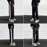 Coverwin  5211 STRIPED STRAIGHT SWEATPANTS