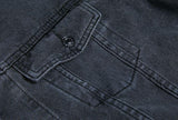 Coverwin 2024 New Fashion Men Spring outfit  No. 3145 GRAY DENIM JK