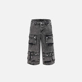 Coverwin Heavy-duty Multi-pocket Cargo Jorts