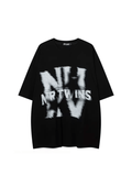 Coverwin High street graffiti letters short-sleeved T-shirt NA725