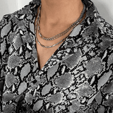 Coverwin HALF DOUBLE LAYER CHAIN NECKLACE