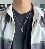 Coverwin IRREGULAR PENDANT CHAIN NECKLACE