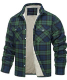 Coverwin 2025 Winter New Fleece Warm Jacket Fashion Collar Checkered Single Breasted Loose Casual Jacket