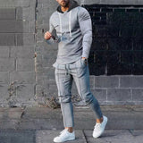 Coverwin 2025 Spring and Autumn New Fashion Trend Versatile Loose Leisure Set Outdoor Sports Set Hoodie Two Piece Set