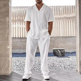 Coverwin Shirt Pants 2025 Summer New Arrival Men Fashion Classic Shirt Men Business Casual Shirts Men A Set Of Clothes