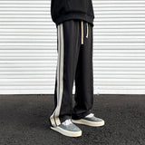 Coverwin  5211 STRIPED STRAIGHT SWEATPANTS