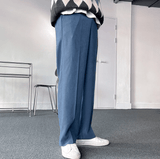 Coverwin  3205 BLUE WIDE STRAIGHT PANTS