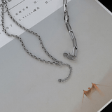 Coverwin HALF DOUBLE LAYER CHAIN NECKLACE