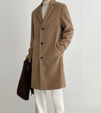 Coverwin 2024 New Fashion Men Spring outfit  No. 6170 WOOLEN TRENCH COAT