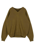 Coverwin V Neck Green Knit na42