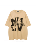 Coverwin High street graffiti letters short-sleeved T-shirt NA725