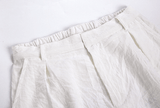 Coverwin  9074 LINEN STRAIGHT WIDE DRAPE PANTS