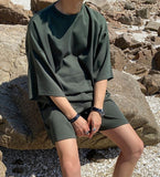 Coverwin  1546 SOLID HALF SLEEVE SHIRT & SHORTS (TOP & BOTTOM)