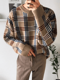 Coverwin Plaid Overknit na623