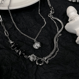 Coverwin GHOST MULTI LAYER CHAIN NECKLACE