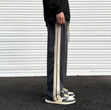 Coverwin  5211 STRIPED STRAIGHT SWEATPANTS