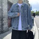 Coverwin Original New Denim Jacket Men's Trendy Loose American Retro Work Jacket Korean Style Casual Sports Top Couple Suit harajuku y2k