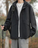 Coverwin Men's Spring and Autumn Fashion Classic Comfortable Anti Wrinkle Trend Outdoor Casual Stormtrooper Jacket Coat