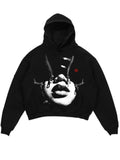 Coverwin Y2k Women's Top Hoodies Sweatshirt Pullover Oversized Streetwear Vintage Dark Gothic Trauma Premium Hoodie Hip Hop Rap 2024 new