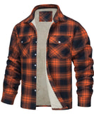 Coverwin 2025 Winter New Fleece Warm Jacket Fashion Collar Checkered Single Breasted Loose Casual Jacket