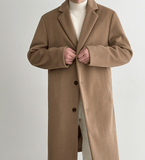 Coverwin 2024 New Fashion Men Spring outfit  No. 6170 WOOLEN TRENCH COAT