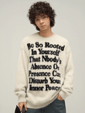 Coverwin lazy wind round neck knit sweater na709