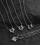 Coverwin CHAIN HEART PENDANT NECKLACE