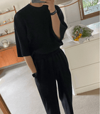 Coverwin  1513 PLEATED SHIRT AND SWEATPANTS SET