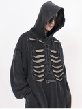 Coverwin skeleton design niche high street hooded na648