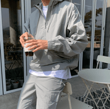 Coverwin  7054 WINDBREAKER HALF ZIP-UP JK & PANTS