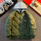 Coverwin American winter street fashion men and women personalized hooded jackets for couples loose retro thick casual Harajuku tops y2k