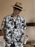 Coverwin [JM HOMME] Tide Printed Short-sleeved Shirt NA747