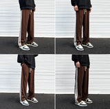 Coverwin  5211 STRIPED STRAIGHT SWEATPANTS