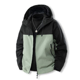 Coverwin 2025 Spring Youth Casual Jacket Men's Waterproof Hooded Jacket Outdoor Windbreaker Sports Coat Men Outwear Outdoor Hiking Suit