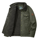 Coverwin 2025 Winter Hot Selling Fleece Jacket Men's Casual Loose Thick Cotton Jacket Fashion Multi Pocket Jacket
