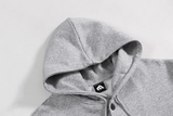 Coverwin 11080 GRAY BUTTON-UP HOODIE & WIDE SWEATPANTS