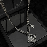 Coverwin "Cross Planet Pendant" Necklaces