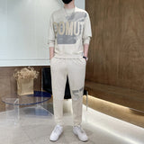 Coverwin 2025 Spring and Autumn New Men's Sports and Leisure Set Top and Pants Two Piece Set Fashion Men's Set