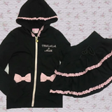 Coverwin-Y2k Punk Hoodie Women Vintage Clothes Slim Sexy Sweatshirt Gothic Streetwear Zip Up Hoodies Kpop Harajuku Outerwears Femme Tops