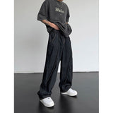 Coverwin Outfit vibe American street pants ins high street trendy straight overalls men spring and autumn loose casual drawstring anklets eam